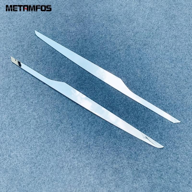 For Toyota Alphard Vellfire 2024 2025 2026 Chrome Rear Window Lower Strip Molding Trim Sticker Exterior Accessories Car Styling