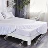 White Bed Skirt Elastic Band Wrap Around Bed Skirt Home Hotel Bed Skirt Bed Cover Without Surface Couvre Lit Bed Protector