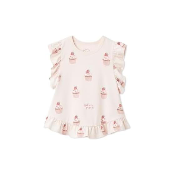 [Gelato Pique] [KIDS] Cupcake pattern T-shirt PKCT261471