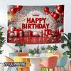 Festive Birthday Theme Decoration Tapestry Party Venue Background Cloth Luxurious Lively Style Props Home Decoration