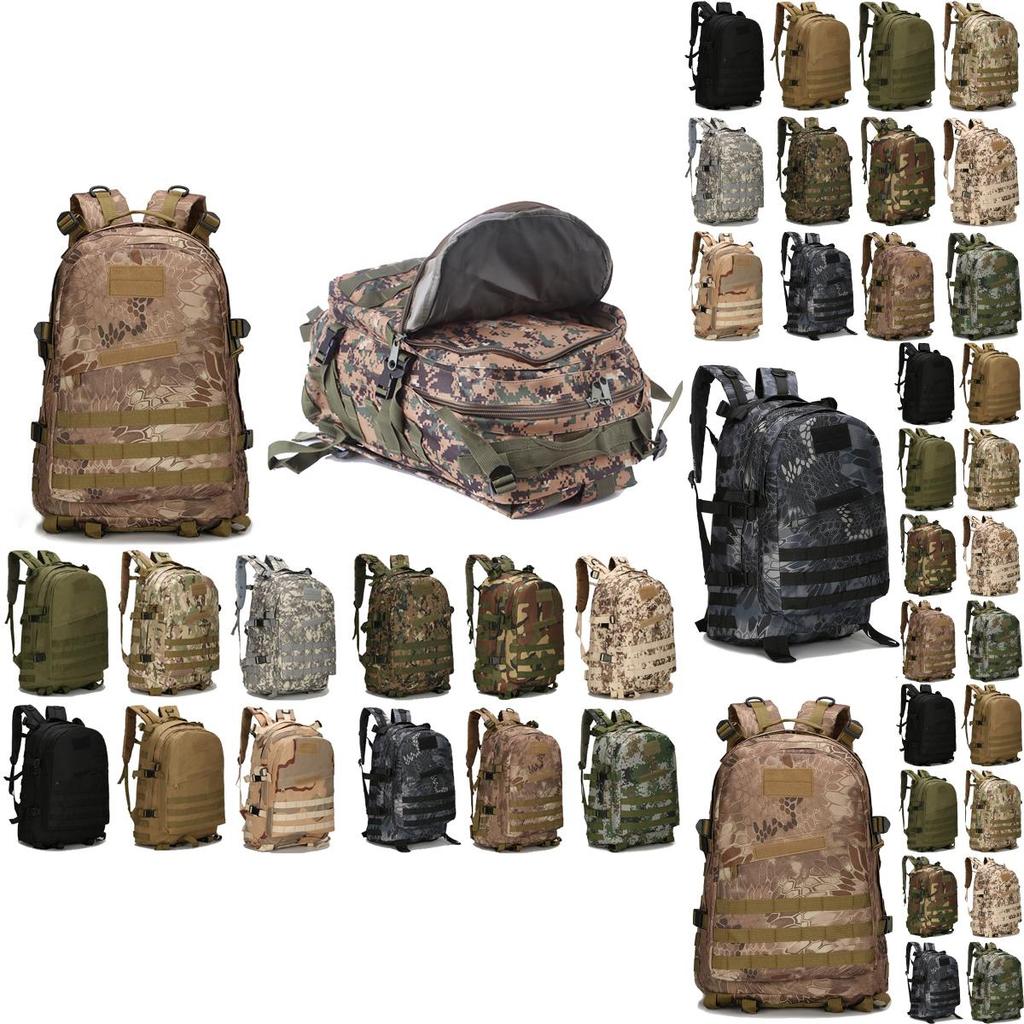 Military Tactical 40l Shoulder Backpack Rucksack Hiking Camping Trek Bag Outdoor