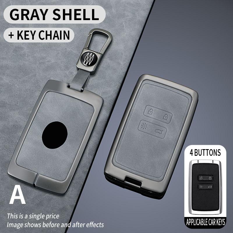 Car Key Case Cover For Renault Austral Kadjar Clio Megane Captur Arkana Koleos Zoe Scenic Dacia Sandain Accessories
