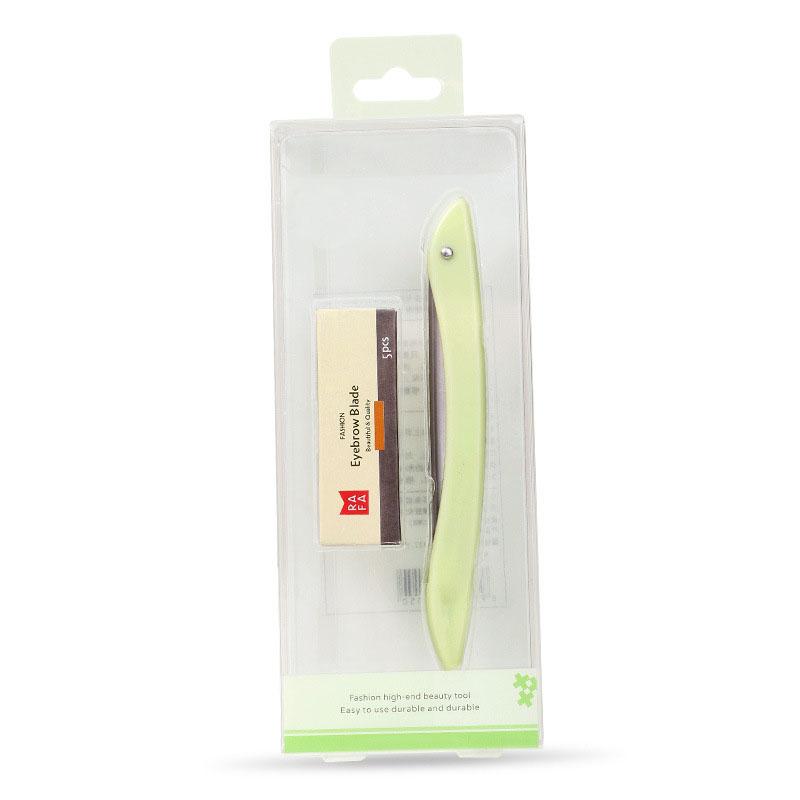 1Pcs Folding Eyebrow Trimming Knife Holder Is Easy To Disassemble Compact and Portable Suitable for Women