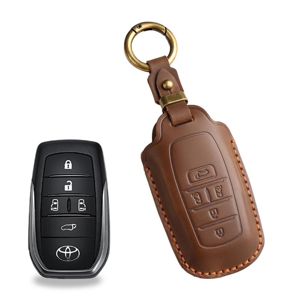 [Toyota] Senagrevia Alphard Vellfire Hiace Granvia Sienna Car Key Cover keychain car key case Cowhide Handmade