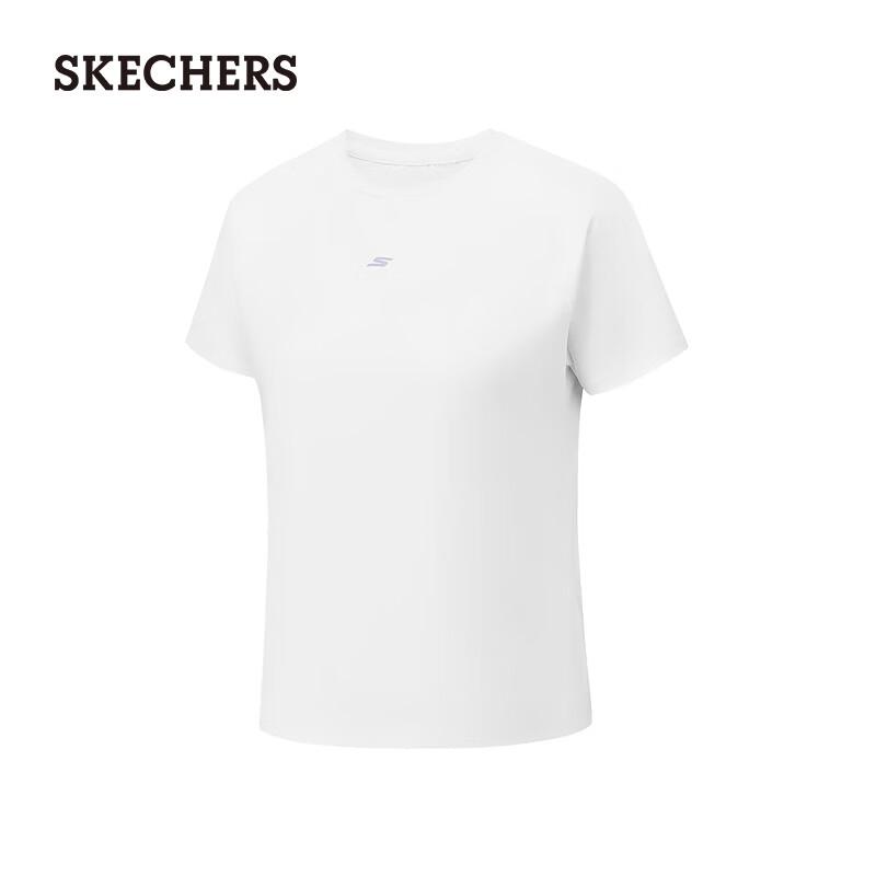 Skechers Women s P226W012 Knit Short-Sleeve T-Shirt L