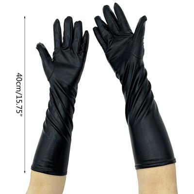 Nachtclub Metallic-Handschuhe Konzert Oper Party Kostümzubehör Metallic-Handschuhe für Frauen und Mädchen