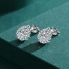MODIAN 925 Sterling Silver Luxury Stud Earrings For Women Water Drop Sparkle Zircon Ear Stud Wedding Engagement Jewelry