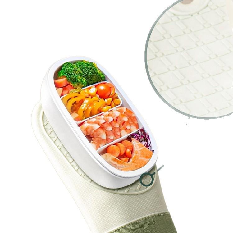 Heat-Resistant Silicone Oven Gloves - Anti-Scald, High-Temp Safe for Baking & Microwave Use