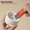 Reinigungsbürste 3 in 1 Blütenform Weiche Borsten Hartnäckige Fleckenentfernung Spiralbecher-Mundreiniger Drehbar Faltbar Multifunktionale Tassenbürste