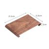High quality rectangular walnut office display rack, hotel, home, coffee table, retro style, universal heat-resistant thick tray