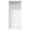 Vidaxl Stolik Nocny, Biała, 46,5X29X61 Cm, Materiał Drewnopochodny