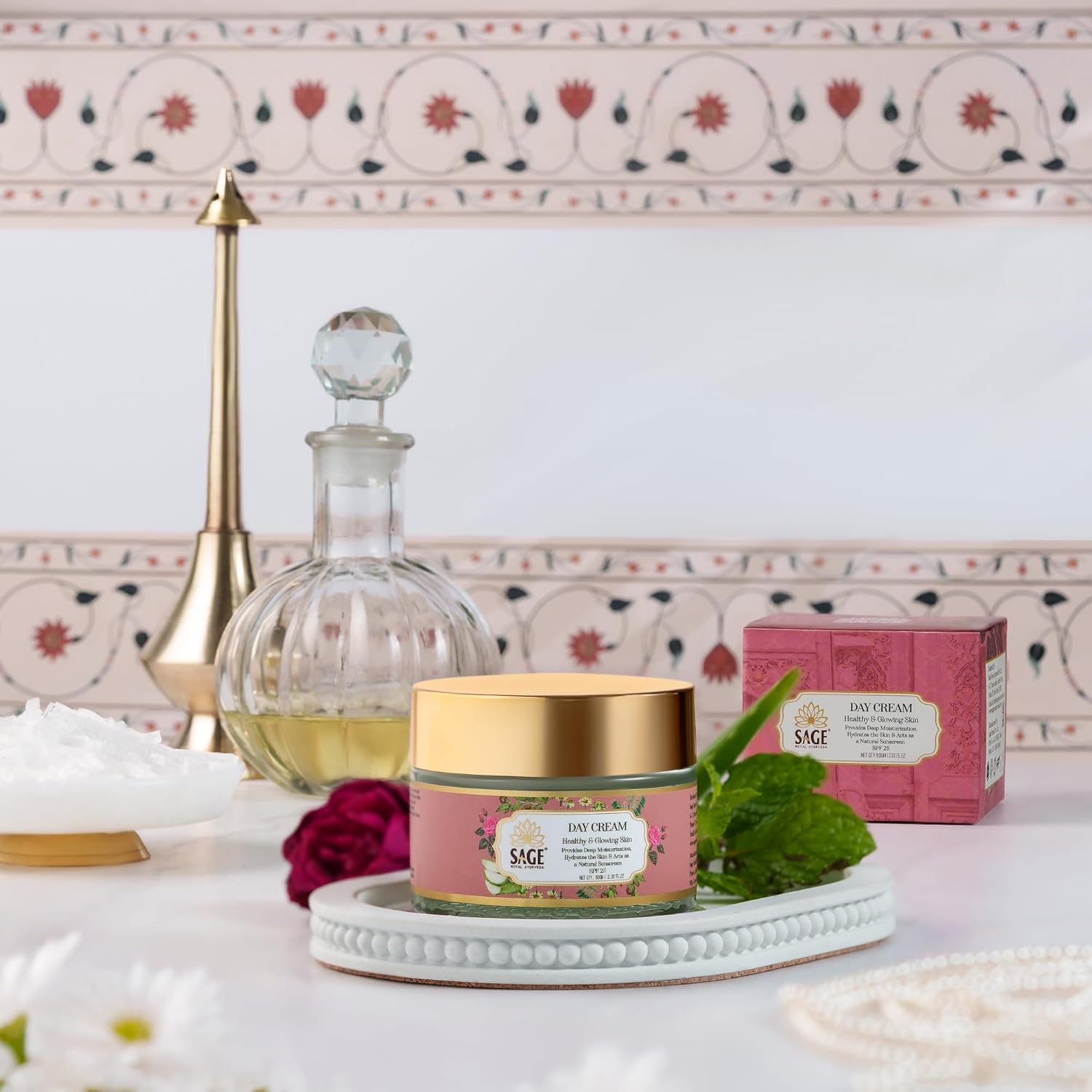

Hydrating Day Cream with Chamomile, Aloe Vera & Licorice | 60 GM 60 GM