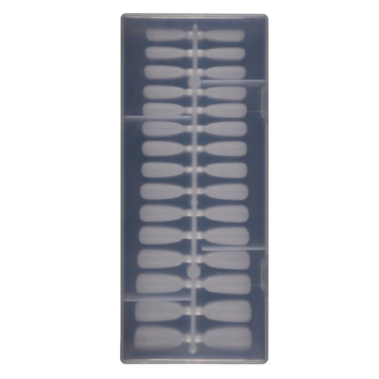 Professional Matte Press On Nail 240 Pcs Short Ladder Long Oval Optional Size Markers ABS Nail Art For Office Occasions