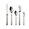Forged 304 Stainless Steel Roman Column Series Western Food Knives, Forks, Spoons Hotel Tableware Heavy and High Value