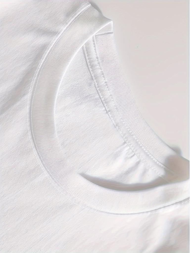 Women's Cat Print Crew Neck Short Sleeve T-Shirt for Summer and Spring Casual Tops  Shirt Tops Camisetas Mujer