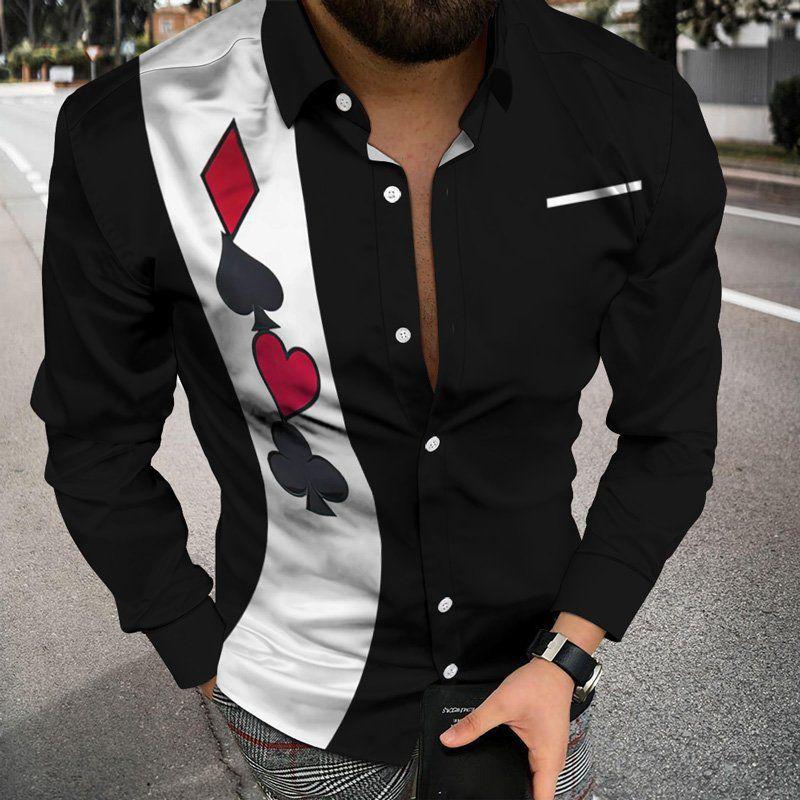 

Cardigan Long Sleeve Lapel Shirt Outer Wear Long Sleeves Lapel Shirt Outwear CX292 S