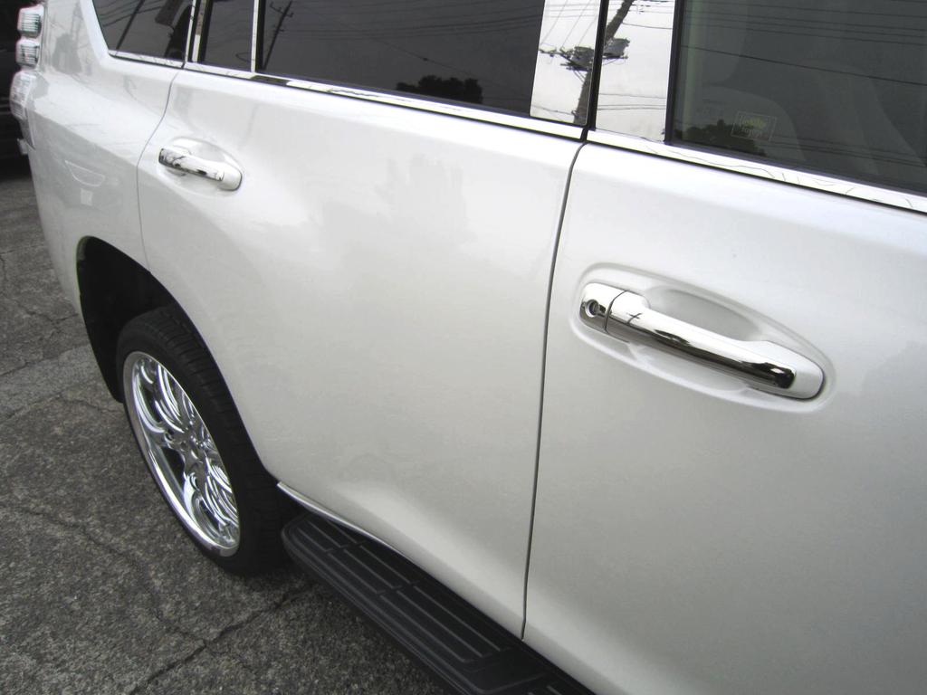 BRIGHTZ Chrome Door Handle Half Cover for Land Cruiser Prado Series Covers, Type, 150/151 (GRJ150W, TRJ150W, GRJ151W, GRJ, TRJ, J150, J151, 150, 151,