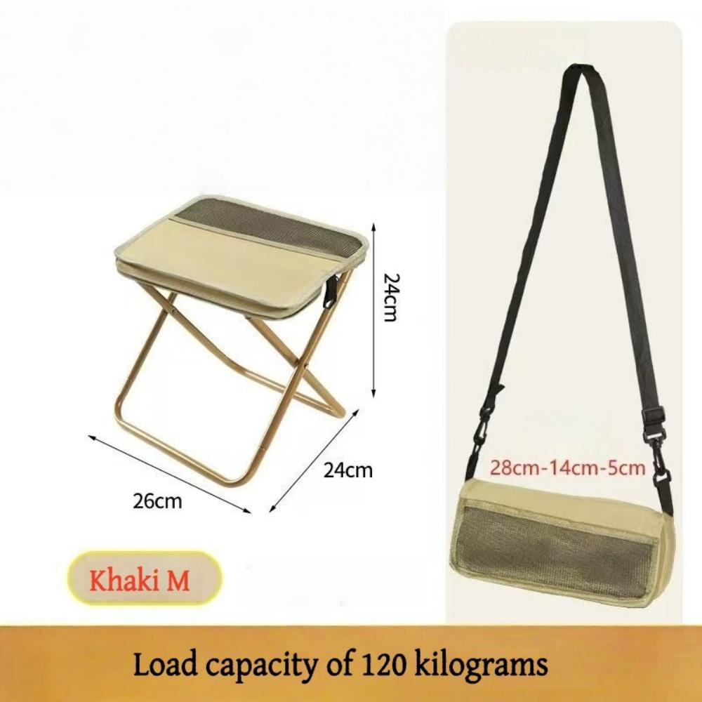 

Outdoor Portable Backpack Folding Camping Chair Lightweight Carbon Steel Fishing Stool Grid Storage Travel Chair silla plegable