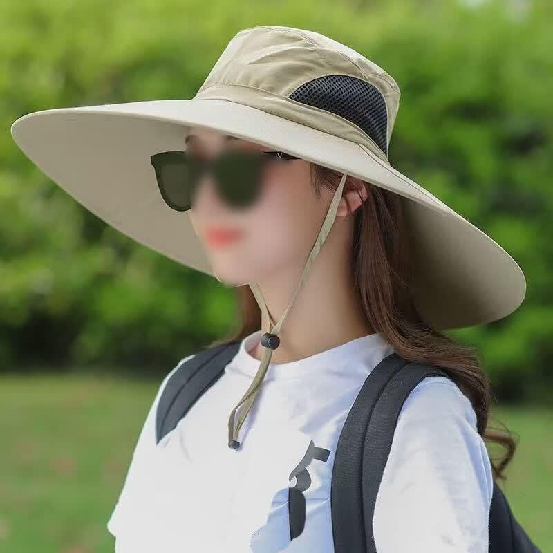 Outdoor Wide-Brim Fisherman Sun Hat