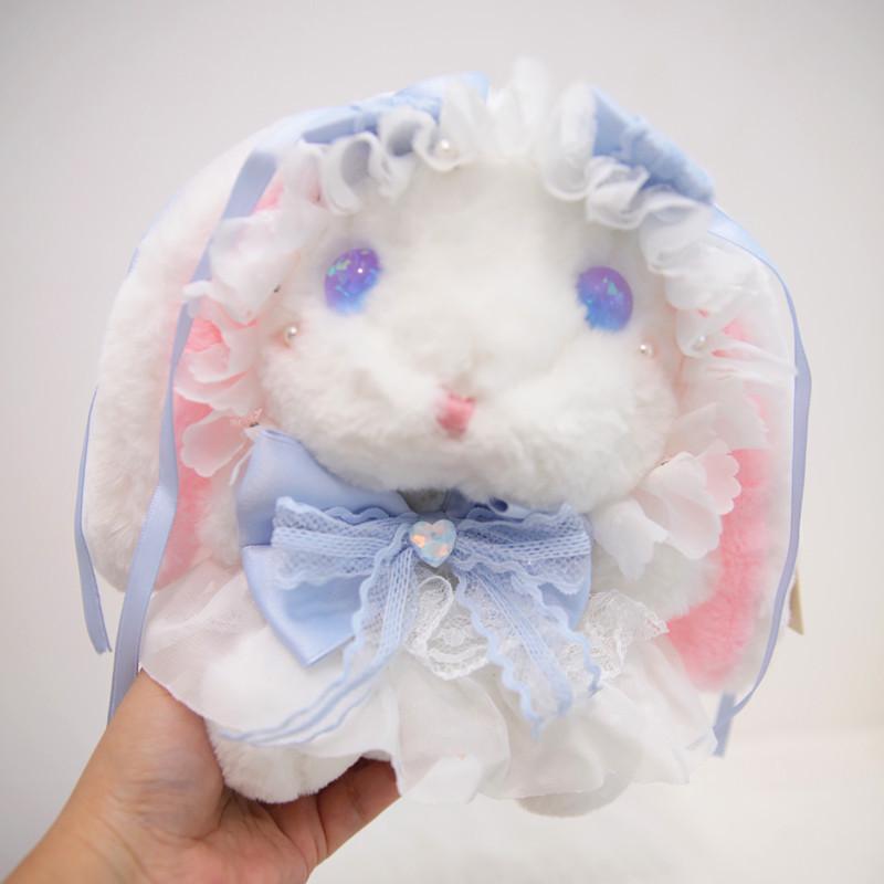 

Сумка кроссбоди Lolita Rabbit с жемчужинами - Милый японский рюкзак для девочки в стиле JK 20 cm