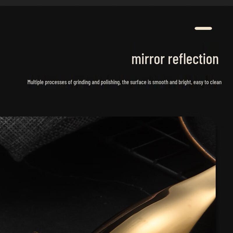 Gold 304 Stainless Steel Palace Soup Spoons, Set of 5