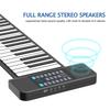 Foldable 88-Key Bluetooth Electronic Piano for Beginners - Portable and Hand-Rolled.