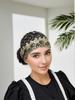 Elegant Mesh Embroidery Cap - Stylish, Breathable Head Wrap for Women, 2024 Spring/Summer, Perfect for Updos & Covering White Hair