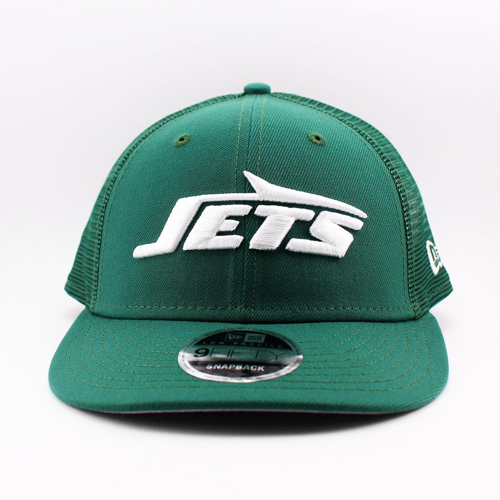 New Era Mesh Cap LP9FIFTY New York Jets NFL TRUCKER MESH CAP GREEN NEW ERA NEW YORK JETS LOW PROFILE SNAPBACK [Used]