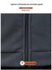 Men's Plus Size Fleece Jacket - Thick Stand Collar, Casual Autumn/Winter Outdoor Sports