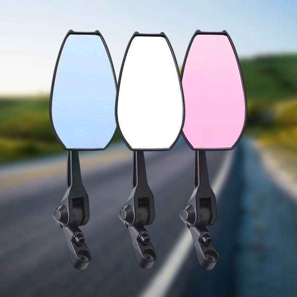 1 Pair Angle Adjustable Motorcycle Side Mirror Aluminum Zinc Zinc Alloy Handlebar Mirrors  for Scooter