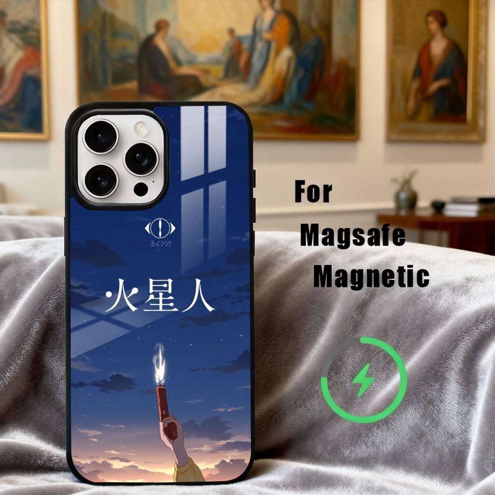 M-MUSIC Y-YorushikaS A-ART Phone Case For iPhone17,16,15,14,13,12,11 Plus,For Magnetic Wireless Charge Cover
