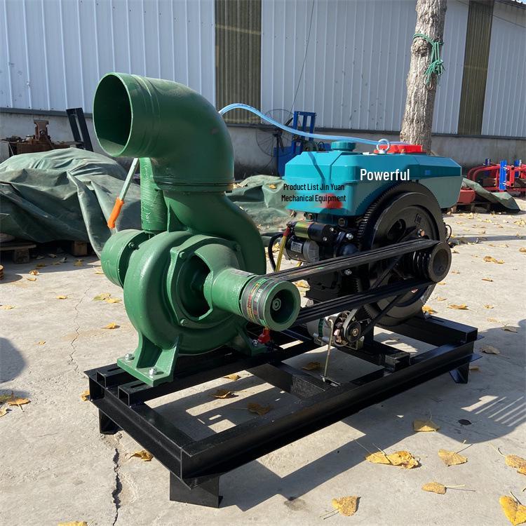 12-дюймовий змішано-потоковий насос для зрошення з високим напором з чотирициліндровим двигуном