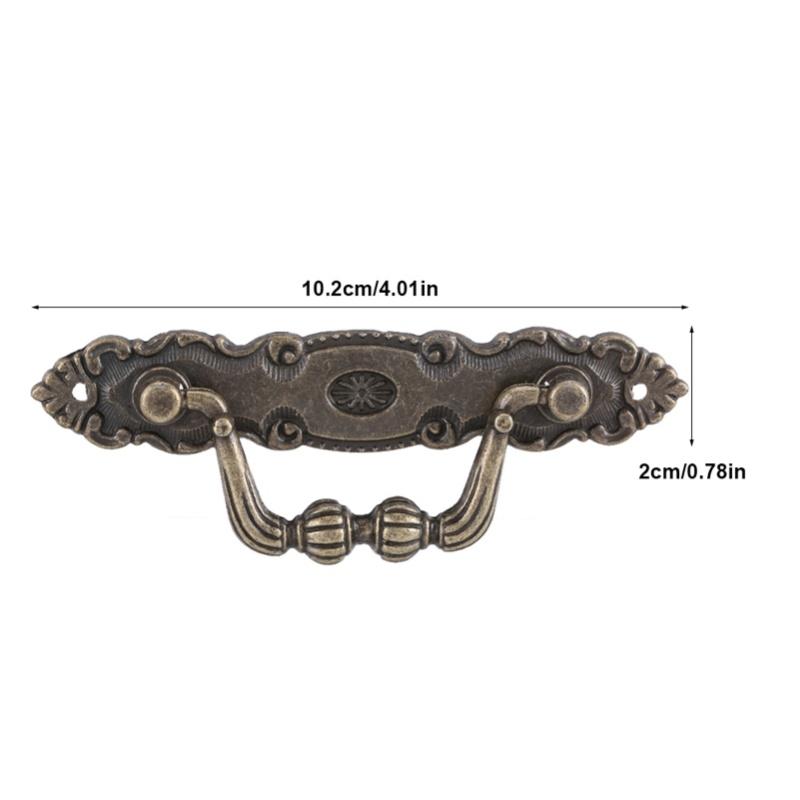 4 Packs Iron Furniture Drawer Cabinet Desk Door Handle Hardware Home DIY Decor