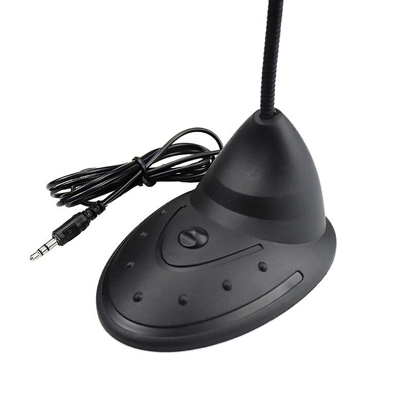 Compact 3.5mm Microphone for Karaoke, Voice Chat, and Conference - Suitable for Notebooks and Desktops