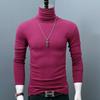 Nuovi Maglioni Invernali a Collo Alto Spessi da Uomo Casual a Collo Alto Tinta Unita Qualità Caldi Slim Maglioni a Collo Alto Pullover Uomo