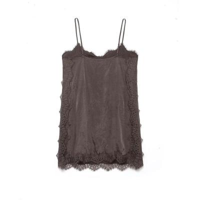 ZR European Style 2025 Autumn Lace Lingerie-Style Top