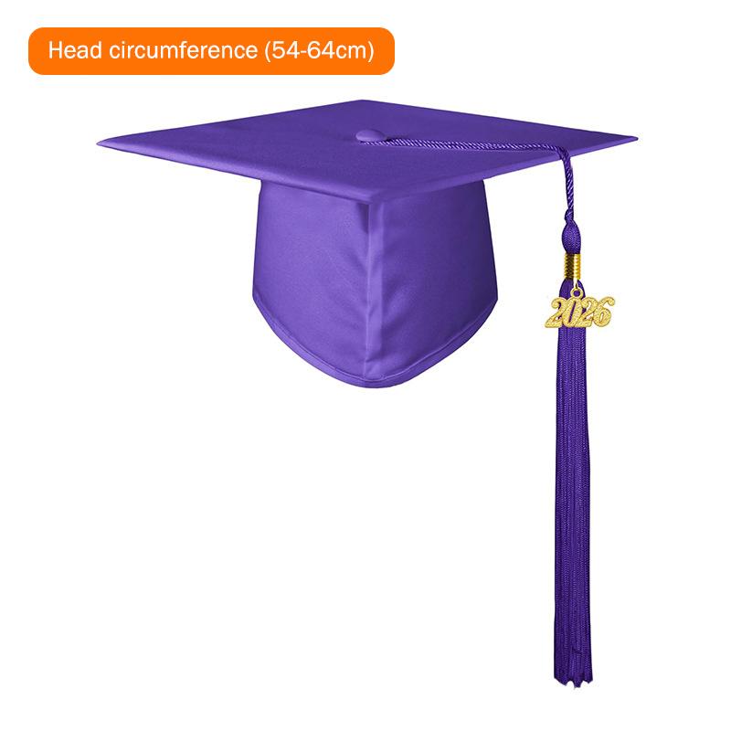 2026 Graduation Cap Headwear With Tassel For High School & Bachelor Degree Cap Unisex Graduation Dress Ceremony Hat Master