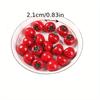 10pcs DIY Mini Tomato Model Ornaments, DIY Accessories Art Crafts Supply, Home Decoration, Perfect DIY Jewelry Crafts, Art Crafts Supply