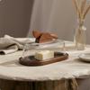 Butter Dish with Glass Cover Keeping Rectangular Keeper Easy To Clean Kitchenware for Special
