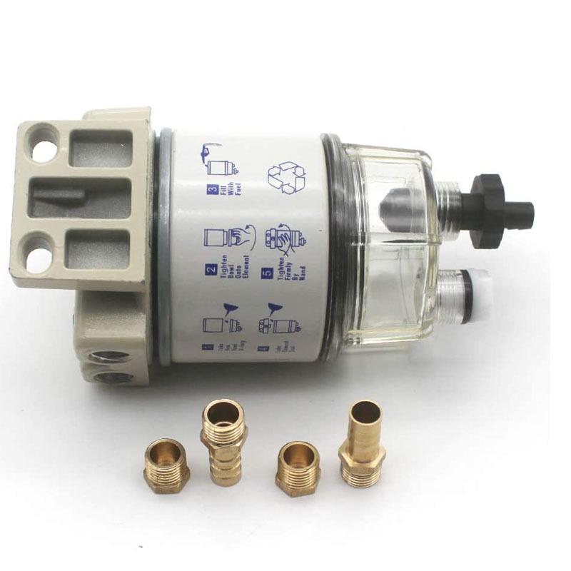 Oil Fuel Water Separator Set Turbine Diesel Engine Racor Filter NPT ZG1/4-19 For R12T 140R  S3240 R12S R12P