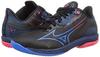 Mizuno Wave Drive NEO 3 Table Tennis Shoes, Black/Blue/Red, Size 25.0 Cm, 2E