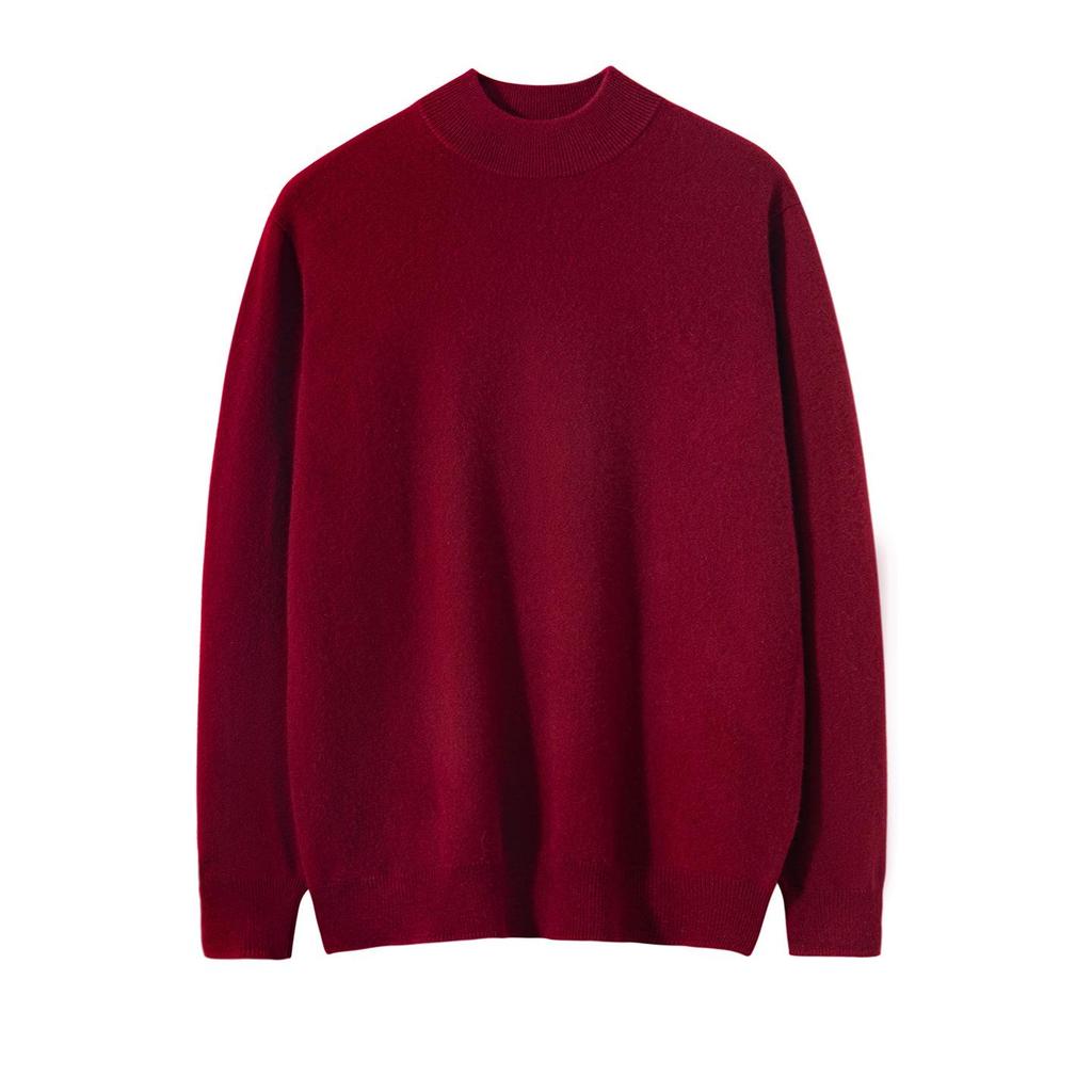 Men's Versatile High Neck Pure Cashmere Sweater - New Autumn Winter Arrival