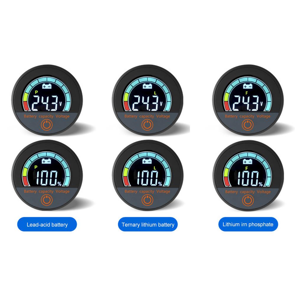 DC 8-100V Embedded Digital Voltmeter Electrical Indicator Waterproof Battery Capacity Monitor Automotive Voltmeter Tester