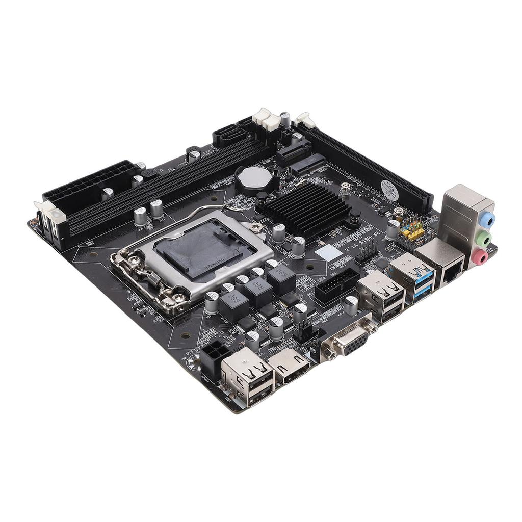 H81 Motherboard Support for   I3 I5 I7 Dual Channel DDR3   ITX Gaming Main Board with Serial ATA 6GbCelsiuss M.2 NVMe Slot PCI Express X16