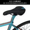 iWA Comfort Plus Hybrid Saddle (DD3163MF) - Perforated, Comfortable for Road and Cross Bikes, Black