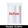 Thicken Zipper Sealed Bags Clear Plastic Storage Bag for Small Jewelry Food Packing Reclosable Transparent Ziplock Sealing Bag