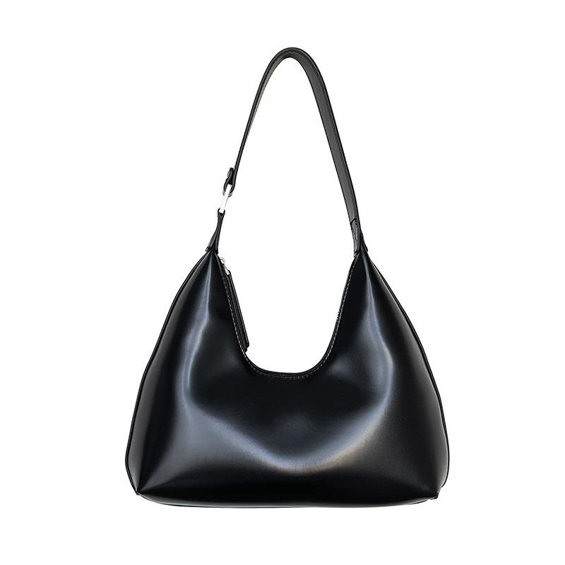 New Women's Bag Niche Styling Hand Carry Underarm Bag Solid Color Versatile Women's Shoulder Bag