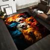 Colorful Dog Pack Pattern Carpet for Living Room Decor Suitable for Use As an Anti-slip for Living Room Bedroom Sofas