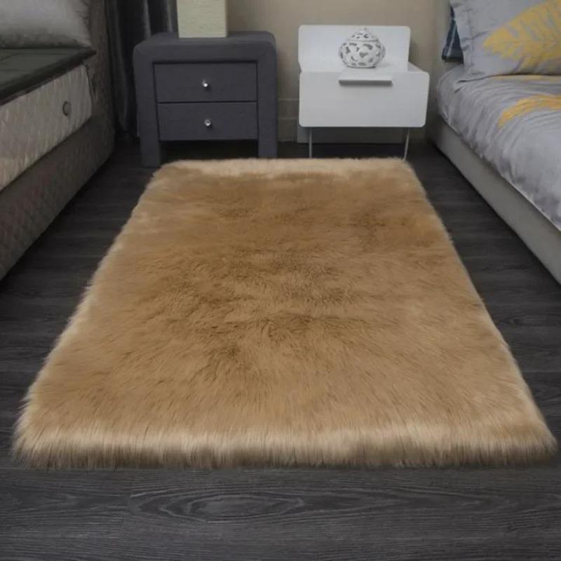 Nuovo Copridivano Copertura Completa Inverno Cuscino in Lana Sintetica Peluche Lungo Finestra Ispessito Europeo Antiscivolo Tappetini per Divano