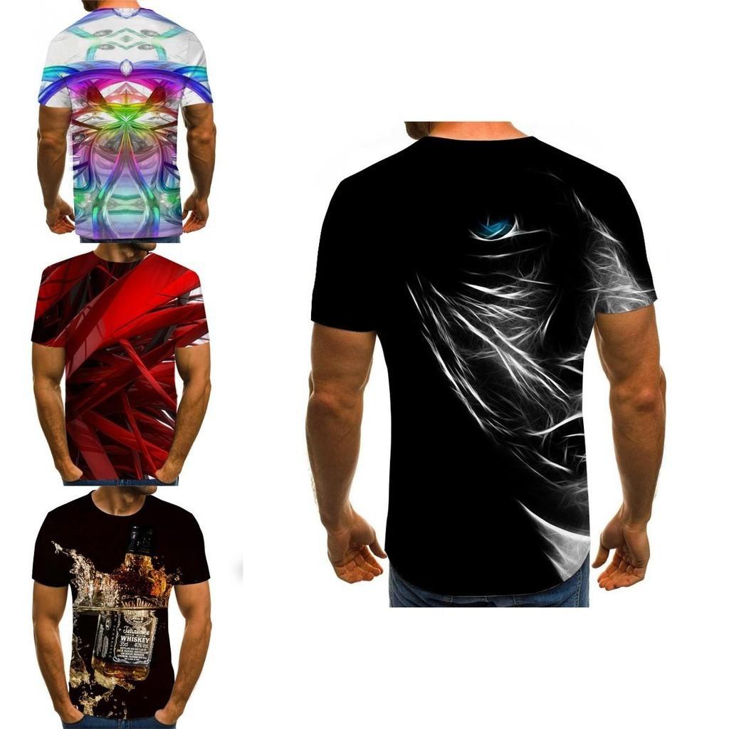 Vibrant Funny Hypnosis 3d T-shirt For Men And Women With Soft Casual Short Sleeves